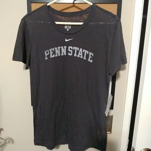 Nike Gray Thin t-shirt size L slim fit Penn State